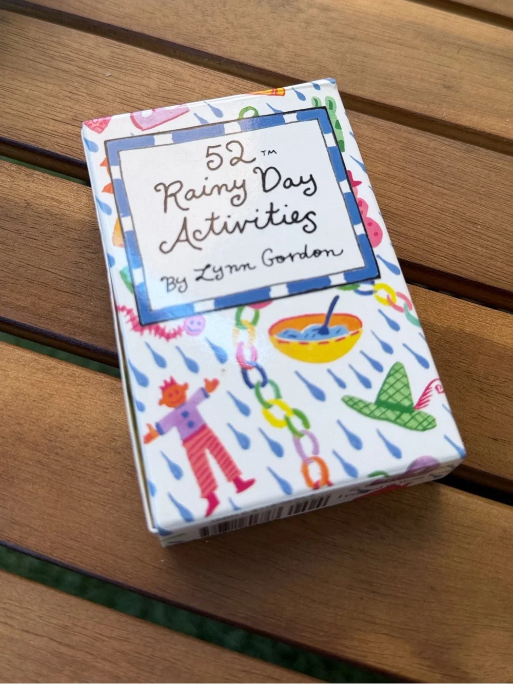 Rainy Day Activities Kid Play Ideas Card Deck by Lynn Gordon
